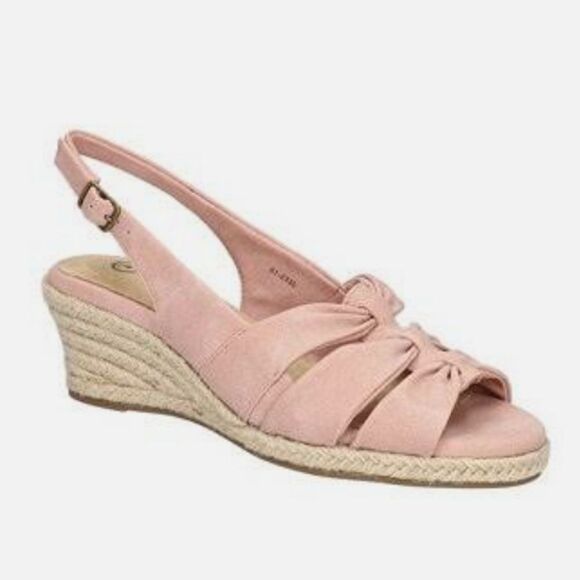 New BELLA VITA Women's Cheerful Espadrille Wedge Sandals 8.5 W wide - Picture 1 of 6